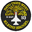 Patch Nato Tiger Meet 1993
